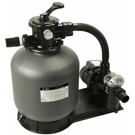 Filtre à sable piscine hors-sol 15 m³/h – Débit max 15 m³/h – Diamètre 627 mm – Connexion 1 1/2' – Sable 145 kg – Onda
