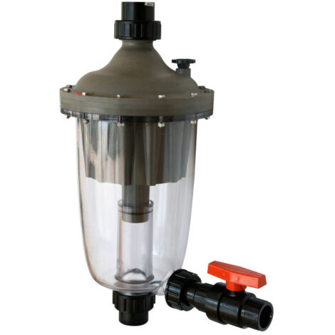 Filtre à sable MultiCyclone MC12 – Débit max 18 m³/h – Connexion 1 1/2' – Filtration centrifuge – Économie d'eau jusqu'à 7000 litres/an