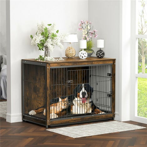 Cadoca® Hundetransportbox Aluminium Hundebox Kofferraum robust  verschließbar trapezförmig L 66x90x72cm Reisebox Autobox Tiertransportbox :  : Haustier