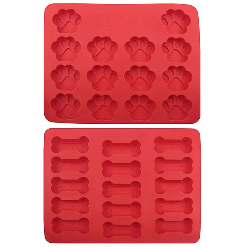 Stampi in silicone, stampi in silicone alimentare antiaderente per  cioccolato, caramelle, gelatine, cubetti di ghiaccio, dolcetti per cani