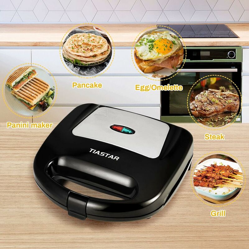 PIASTRA PER PANINI TOAST PIZZA TOASTIERA TOSTAPANE SANDWICH CUCINA