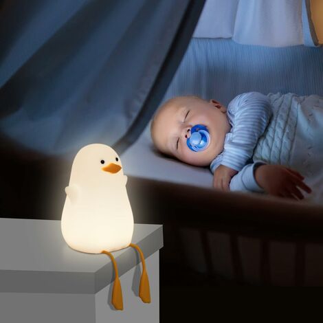 Luce notturna per bambino, Luce notturna ricaricabile per bambino, Lampada  per luce notturna per neonata, Lampada