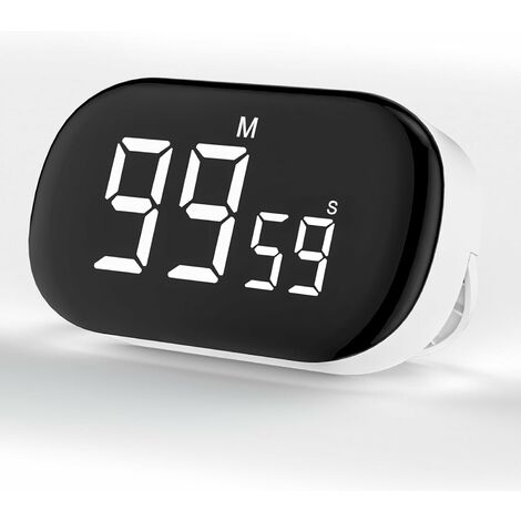 Timer da cucina magnetico con ampio display LCD, timer da cucina digitali,  conto alla rovescia magnetico