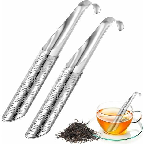 Filtro per tè in acciaio inossidabile, filtro per tè riutilizzabile,  infusore per tè con manico lungo