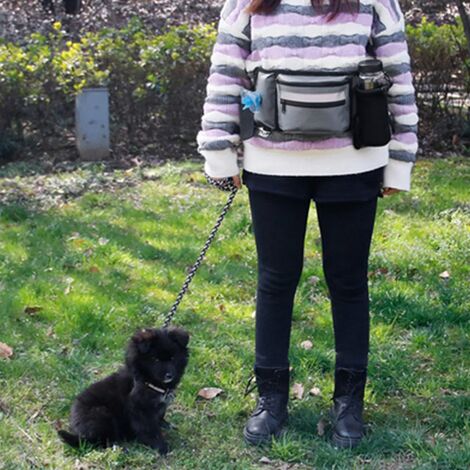 2 Pezzi Porta Sacchetti Cane, Borsa Porta Sacchetti Cane, Dispenser per  Sacchetti di Rifiuti per Animali Domestici, Ideale per Passeggiate, Corsa o