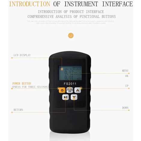 Rilevatore di radiazioni nucleari errori dosimetro EMF misuratore  elettromagnetico