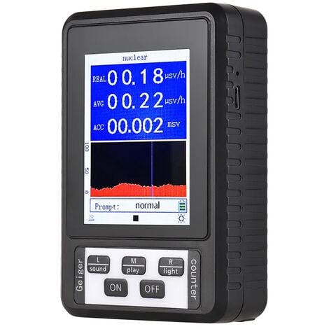 Contatore Geiger digitale LCD da 2,8 pollici Rilevatore di