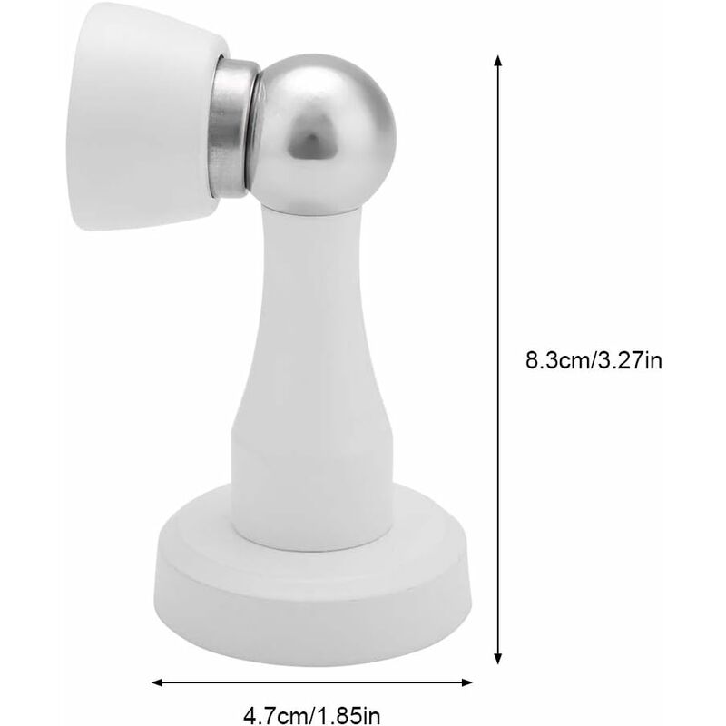 Solider magnetischer Türstopper (weißes Elfenbein (gelochtes Modell)