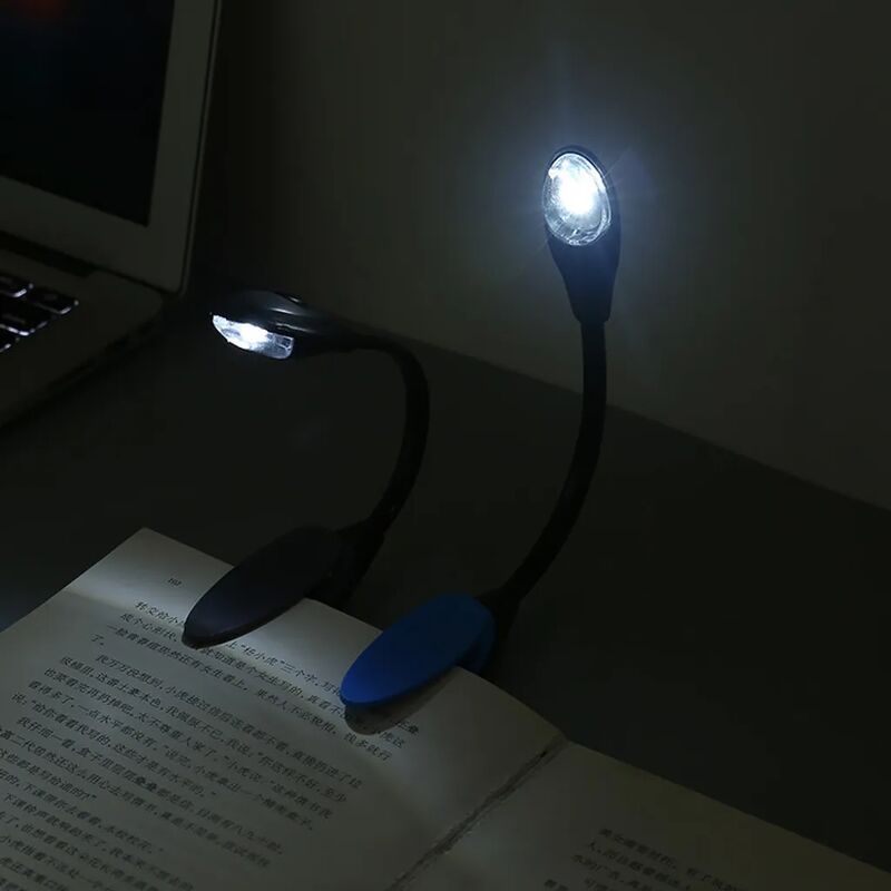 LED-Buchlicht, Buchleselicht mit Clip, wiederaufladbar über USB, warm- und  kühlweiße Helligkeit, augenschonend, leicht und tragbar als perfektes  Geschenk für Kinder,Schwarz