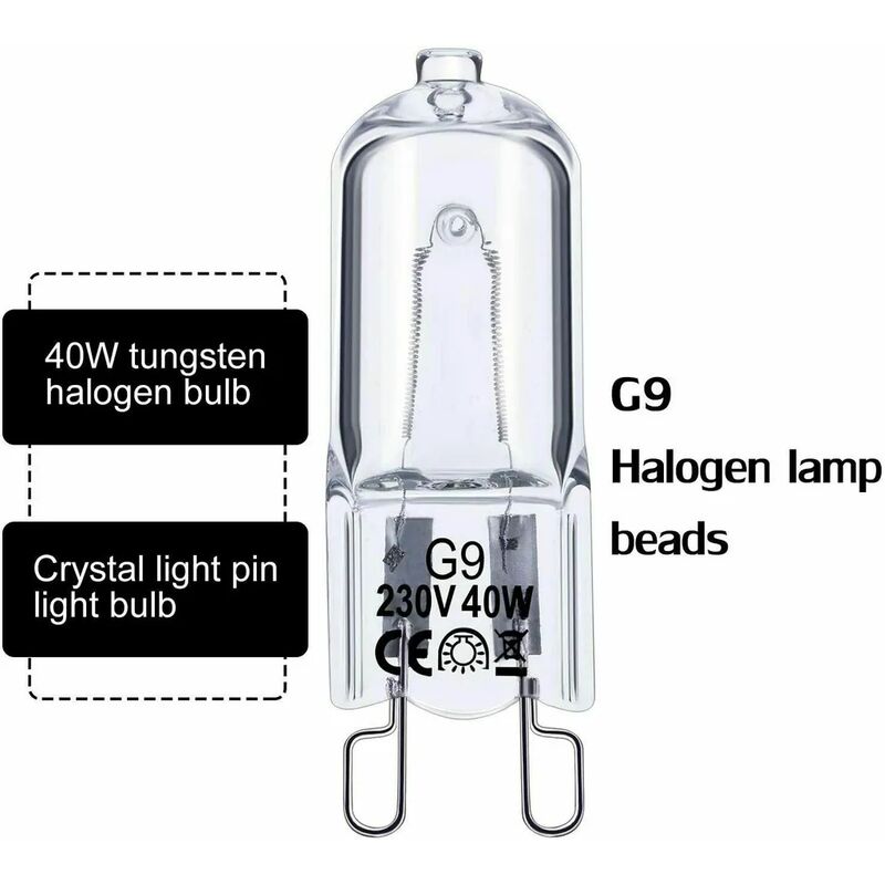 Gu10 Halogenlampen, 8 Pack 50w Gu10 Halogen-Spotleuchten, AC 220V-240V, 700  Lumen, 2700K warmweiß, 40 Abstrahlwinkel