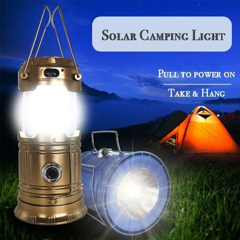 Camping Licht USB Wiederaufladbare Laterne Camping Licht Taschenlampe  Beleuchtung Laterne Taschenlampe Outdoor Camping Lampe Wasserdicht 1pcs (