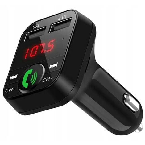 Retoo Wireless Car Kit Bluetooth FM-Transmitter MP3-Radio Autoadapter Dual- USB-Ladegerät Auto Drahtloser Autoempfänger