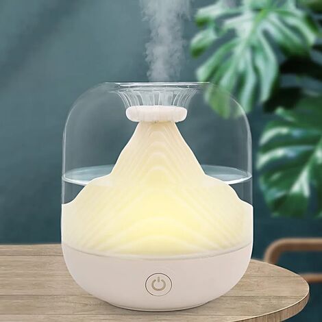 Ätherische Öle Diffusor Mini 130ml Home Luftbefeuchter von Ultraschall LED  Baby Luftbefeuchter USB Tragbarer Schlafzimmer Luftbefeuchter