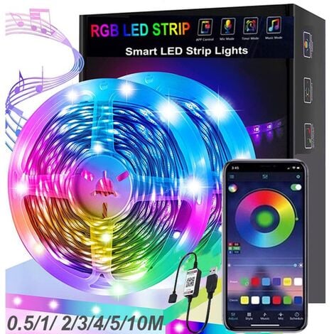 LED Strip Kit 220V 5050 RGB 50M (Controller + Netzteil) - SILUMEN