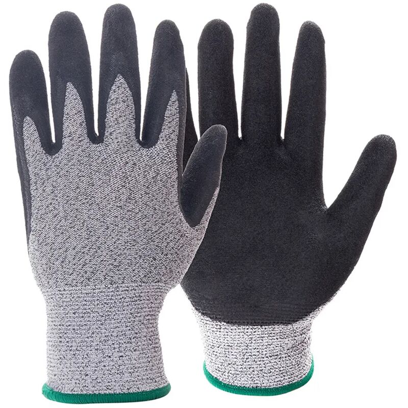 Guantes para Trabajo de Malla Alambre de Acero Inoxidable Resistentes a  Cortes