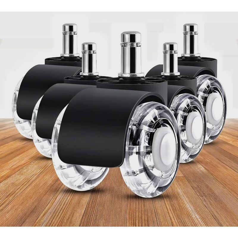 4 piezas, ruedas para muebles, ruedas giratorias con frenos, ruedas de  poliuretano, rotación de 360°, silencioso, ruedas pequeñas, soporte para