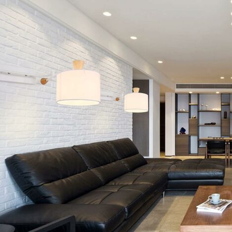 Aplique de pared minimalista moderno Lámpara de noche E27 Luz de lectura Aplique de pared Tela