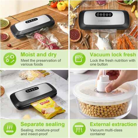 Máquina Sous Vide para alimentos secos y húmedos - Dispositivo 5 en 1 Sous  Vide, para cocinar