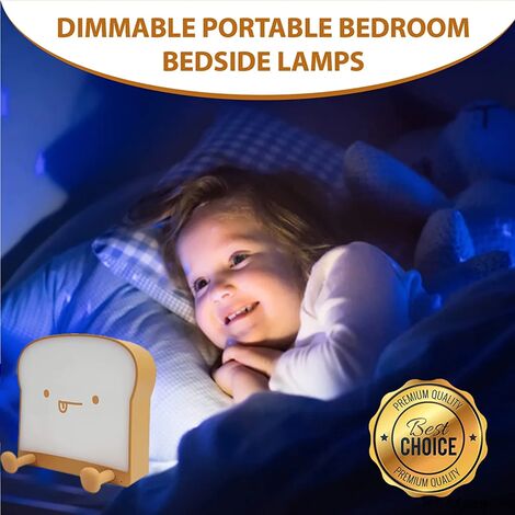 Luz nocturna para niños pequeños, lámpara de noche LED regulable con  proyector estrella, luces nocturnas para niños con temporizador y cambio de  color, portátil recargable La