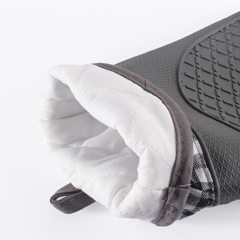 2 pares de guantes de silicona aislados, manoplas de silicona para