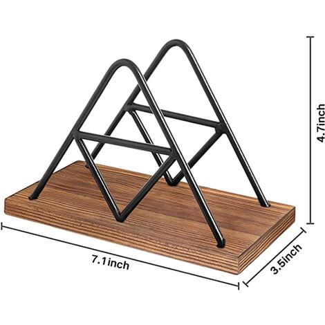 Porta Rollo De Papel Cocina Madera Servilleta Pettish Online