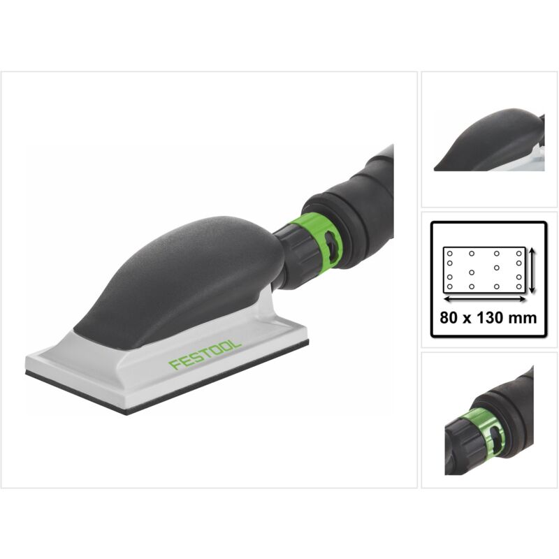 Festool Lamellenschleifschuh SSH-STF-V93L/6 – StickFix, Für DX 93, Für Lamellen & Fensterläden