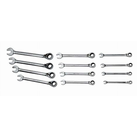 Stanley Proto 11-teiliger Maulschlüssel-Satz – 12-kant, Vernickelt, Extra Kurz Für Enge Räume