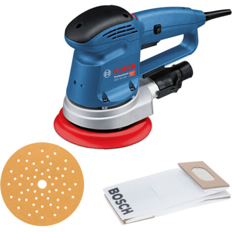 Bosch Professional GEX 34-150 - Exzenterschleifer (340 W, Teller Ø 150 mm, im Karton)