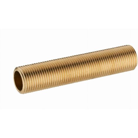 Schottwanddurchführung Messing NOYON & THIEBAULT - L 100 mm mit M3/4' (20x27) Außengewinde - 838-20L1