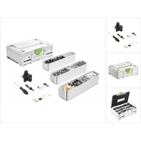 Festool DominoVerb Sort KV-SYS D8 576797 Korpusverbinder Abdeckkappen Systainer