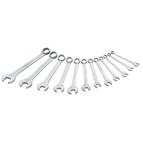 Wright Tool Ringmaulschlüssel-Set Metrisch 12-Punkt - 7–19 Mm, 11-teilig, Vollpoliert