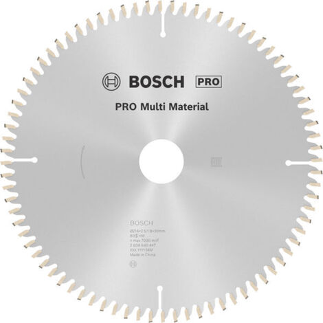 Kreissägeblatt Multi Material Ø 30mm - 216 x 30 x 2,5 mm, 80 - 2 608 640 447