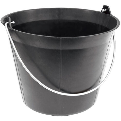 Schwarzer Kunststoffeimer 11 L MOB GROUPE - 341000 (1/2)