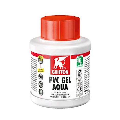 PVC-Kleber Gel Aqua speziell für Trinkwasser GRIFFON Topf 250 ml - 6140214 (1/2)