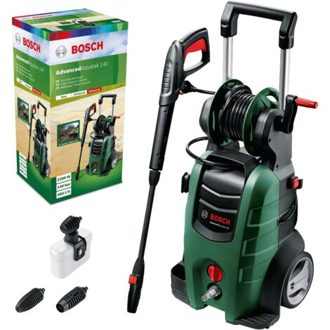 Bosch Hochdruckreiniger AdvancedAquatak 140 (2100 Watt, max. Druck: 140 Bar, max. Fördermenge: 450 l/h, 3 Zubehörteile)