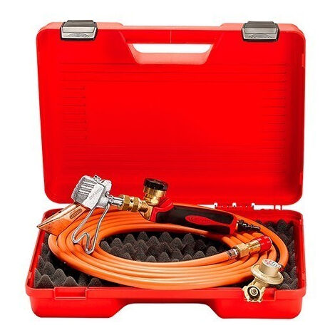 GUILBERT EXPRESS Schutzbrennerkoffer - Lanze + Griff + Schlauch + Druckminderer - 66378