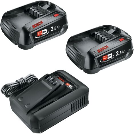 Bosch Batterie Starter-Set 18V (2 x 2,5 Ah + AL 18V-44)