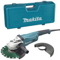 MAKITA 2200W Ø 230 MM Schleifmaschine - GA9020KDX2 - Koffer + Scheibe