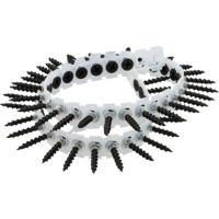 Gipskartonschrauben schwarz in Streifen UNIVERSAL 3.5 x 25 mm Box von 1000 - SENCO - 35B25MP