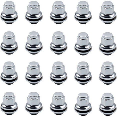 20pc Alloy Wheel Nuts Für Jaguar F-type X152 Convertible 3.0 S AWD 380hp Petrol