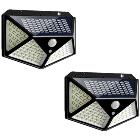 Solarlampen 100LED IP65 Wasserdicht Outdoor - 2er Pack