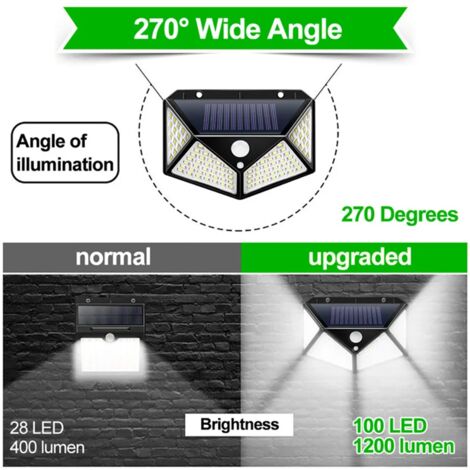 Solarlampen 100LED IP65 Wasserdicht Outdoor - 12er Pack