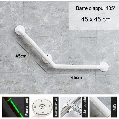 Dusch-Haltegriff Edelstahl, 61 Cm, Gebürstetes Nickel - Sicherheitsgriff Für Badewanne, Dusche & Toilette, ADA-konform