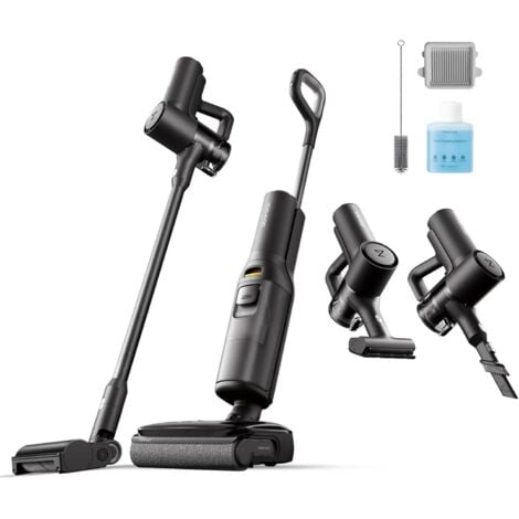 roborock F25 Combo 5-in-1 Nass-Trocken-Akkusauger 20.000 Pa, inkl. 200ml Bodenreiniger, JawScrapers™-Rolle, 180° flachliegende Hartbodenreinigung