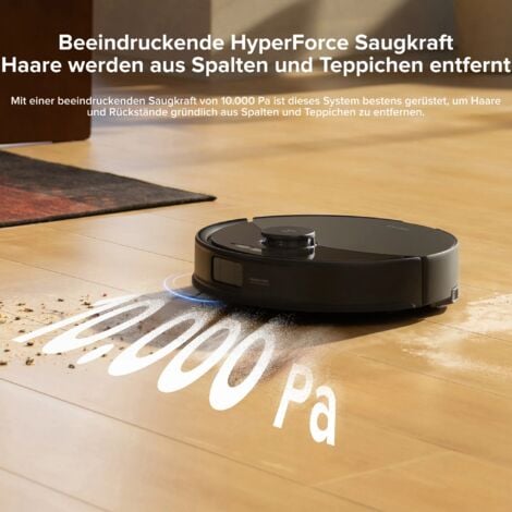 roborock Q10 PF Staubsauger Roboter 10000 Pa (Upgrade von Q8 max), Dual Anti-Tangle-System, ReactiveTech-Hindernisvermeidung, Roborock App，(Q8 Max, aktualisierte Version)