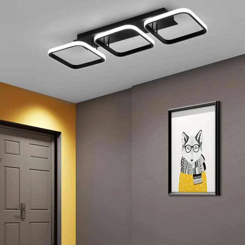 Plafonnier LED Moderne 30W 3375LM 30cm Or - Salon, Chambre, Salle à Manger, Lumière Neutre