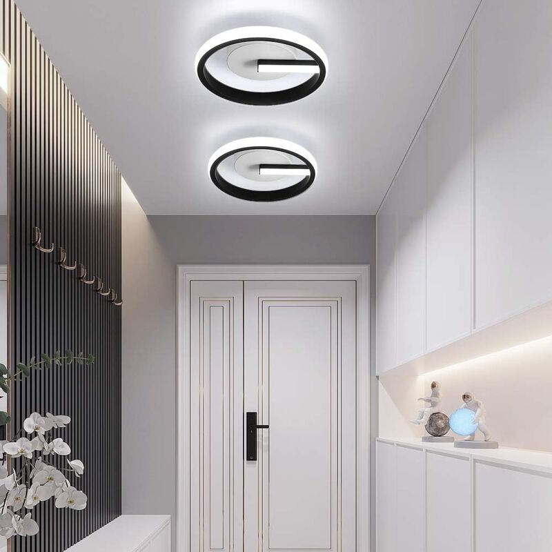 Moderne LED Deckenleuchte Schwarz – 30W, 3500LM, Blütenform Aus Acryl, Für Wohnzimmer & Mehr