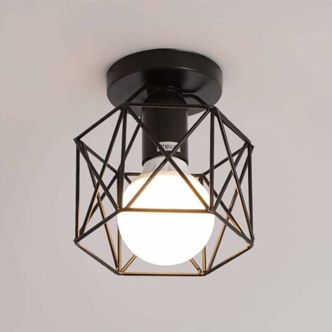 BRILLIANT Lampe, Woodrow Deckenleuchte 1flg hellbraun, A60, 60W,Normallampen (nicht enthalten) Metall/Bambus, E27, 1x