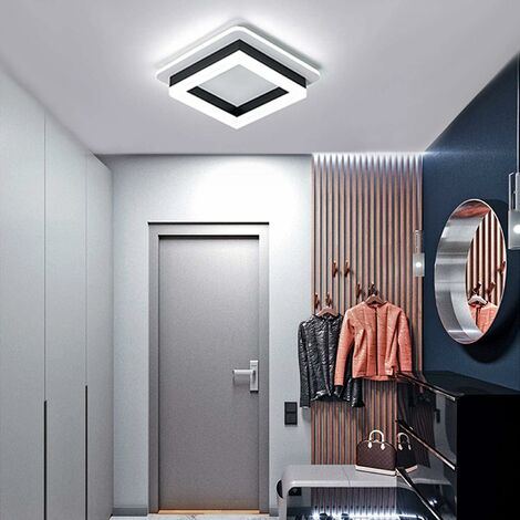COMELY 24W LED-Deckenleuchte, Acryl-Deckenleuchte, moderne LED-Deckenleuchte für Wohnzimmer, Schlafzimmer, Küche, Flur 6000K (kaltes weißes Licht)