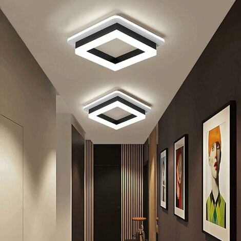 COMELY 24W LED-Deckenleuchte, Acryl-Deckenleuchte, moderne LED-Deckenleuchte für Wohnzimmer, Schlafzimmer, Küche, Flur 6000K (kaltes weißes Licht)
